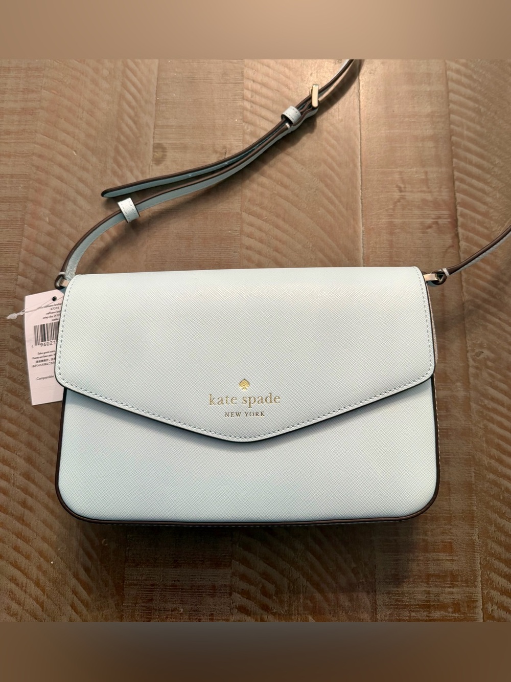 Kate Spade Sadie Baby Blue Crossbody Bag NEW!